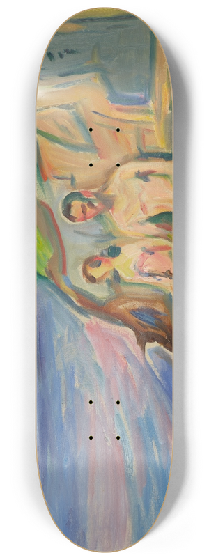 Edvard Munch - Sunbathin 8.25 inch art skate deck