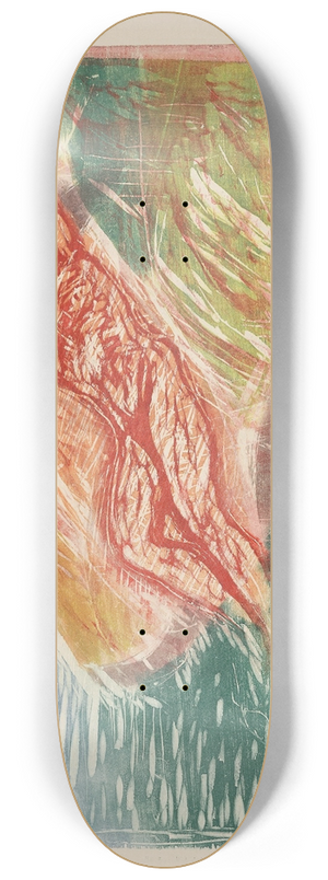 Edvard Munch - Sunbathing I 8.25 inch art skate deck