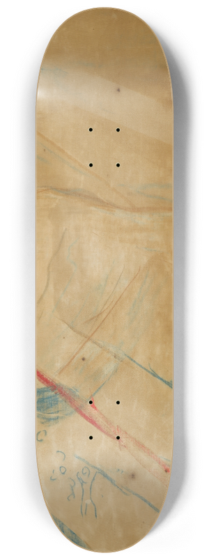 Edvard Munch - Sun Rays 8.25 inch art skate deck