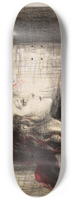 Edvard Munch - The Sick Child 8.25 inch art skate deck