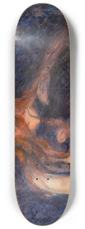 Edvard Munch - The Vampire 8.25 inch art skate deck