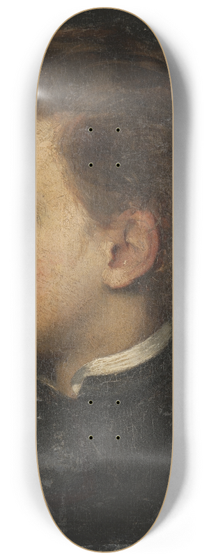 Edvard Persus - Boy in profile. Study 8.25 inch art skate deck