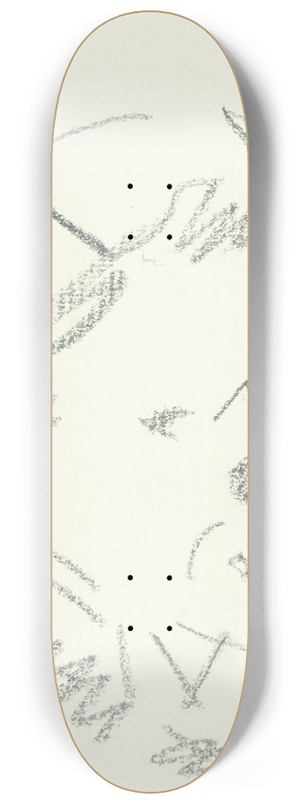 Edvard Weie - Selvportrt med fljte 8.25 inch art skate deck