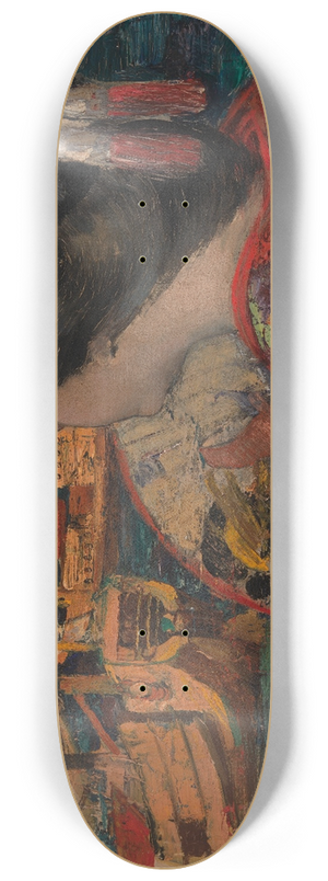 Edward Atkinson Hornel - The Balcony, Yokohama 8.25 inch art skate deck