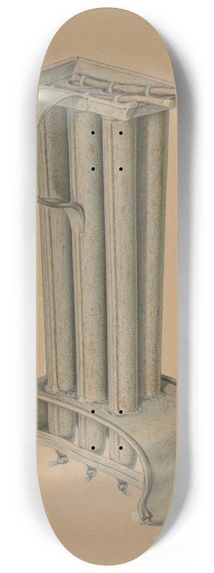 Edward Bashaw - Candle Mold 8.25 inch art skate deck