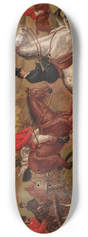 Edward Benjamin Herberte - Sporting Scene 8.25 inch art skate deck