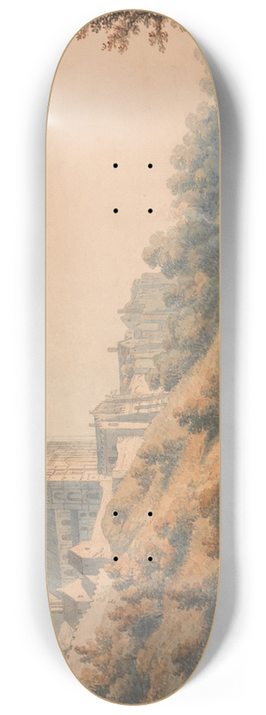 Edward Dayes - Durham Cathedral 8.25 inch art skate deck