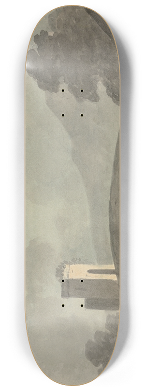 Edward Francis Burney - Bridge and Tower 8.25 inch art skate deck