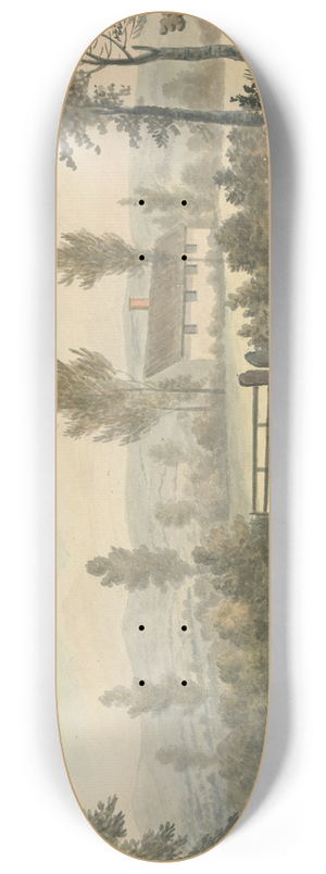 Edward Francis Burney - View at Rympton 8.25 inch art skate deck