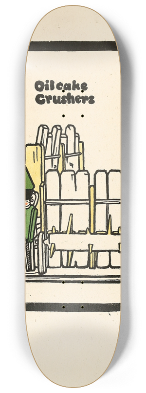 Edward Gordon Craig - Oilcake Crushers 8.25 inch art skate deck