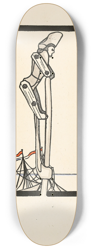 Edward Gordon Craig - The Admiral 8.25 inch art skate deck