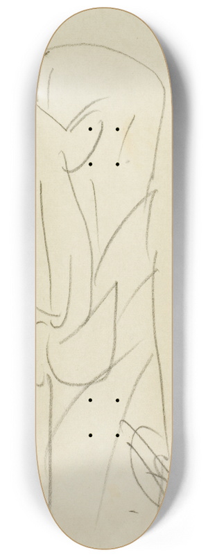 Edward Henry Corbould - Man with a Large Bow Tie 8.25 inch art skate deck