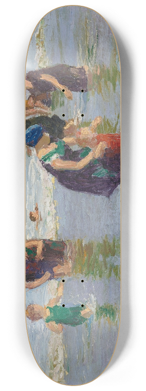 Edward Henry Potthast - Bathers 8.25 inch art skate deck