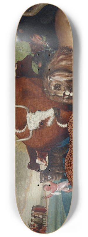 Edward Hicks - The Peaceable Kingdom 8.25 inch art skate deck