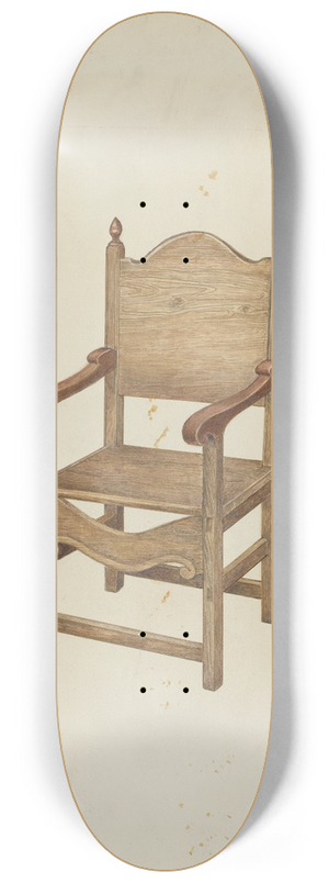 Edward Jewett - Chair 8.25 inch art skate deck