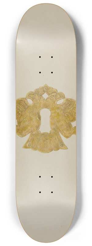 Edward Jewett - Lock Plate 8.25 inch art skate deck