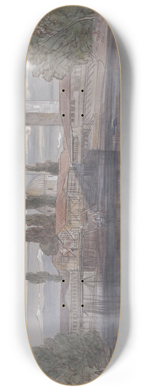 Edward Lear - Monastir 8.25 inch art skate deck