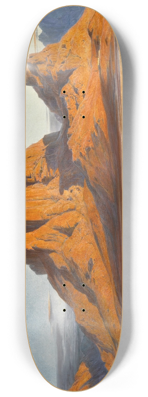 Edward Lear - Mount Sinai 8.25 inch art skate deck
