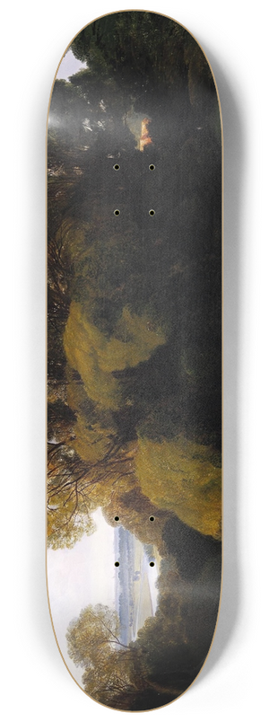 Edward Lear - Nuneham. 8.25 inch art skate deck
