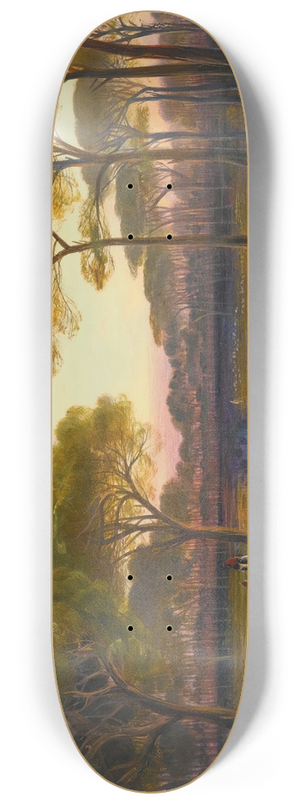 Edward Lear - The Pineta, Ravenna 8.25 inch art skate deck