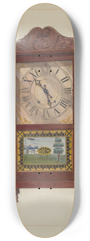 Edward L. Loper - Clock 8.25 inch art skate deck