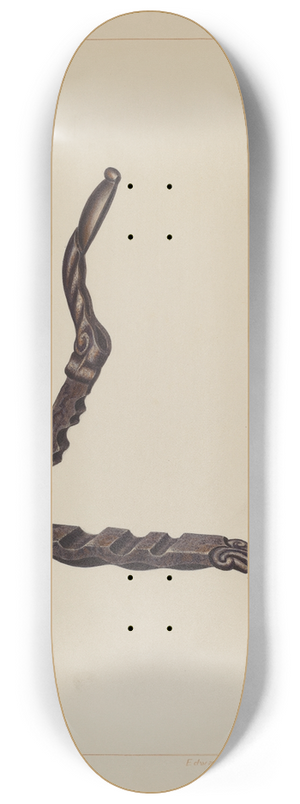 Edward L. Loper - Cork Compressor 8.25 inch art skate deck