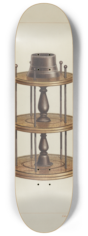 Edward L. Loper - Spool Holder 8.25 inch art skate deck