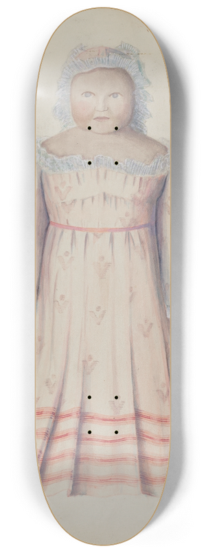 Edward L. Loper - Wax Doll 8.25 inch art skate deck
