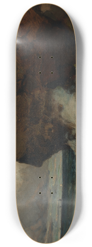 Edward Mitchell Bannister - Ocean Cliffs 8.25 inch art skate deck