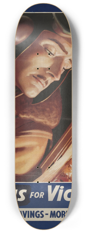 Edward Osmond - Wings for Victory 8.25 inch art skate deck