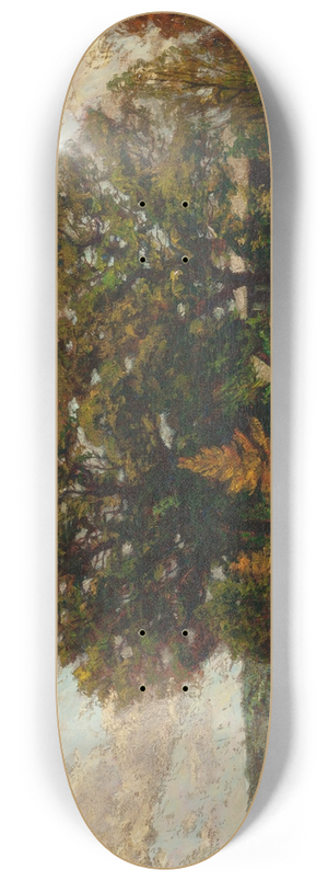 Edward Parker Hayden - Autumn Landscape 8.25 inch art skate deck