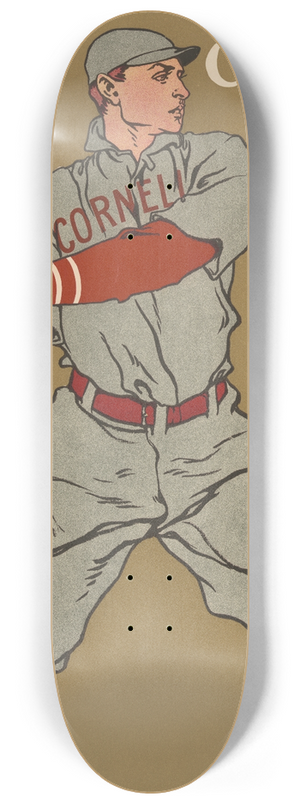 Edward Penfield - Cornell 8.25 inch art skate deck