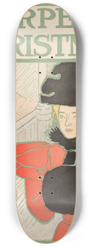 Edward Penfield - Harpers Christmas 8.25 inch art skate deck