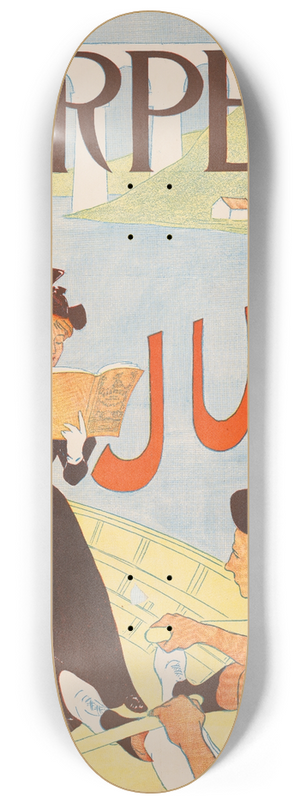 Edward Penfield - Harpers June 8.25 inch art skate deck