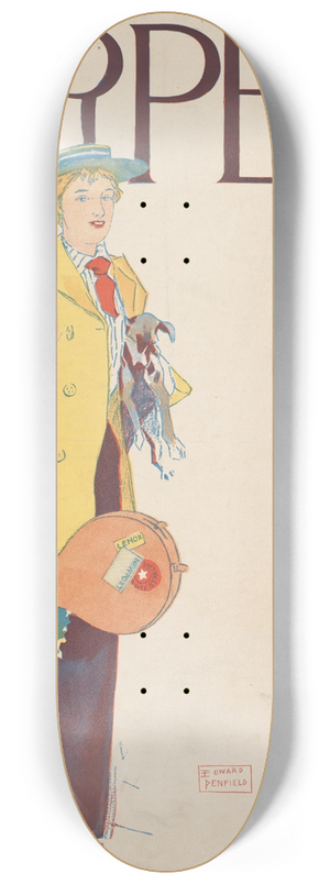 Edward Penfield - Harpers October 8.25 inch art skate deck