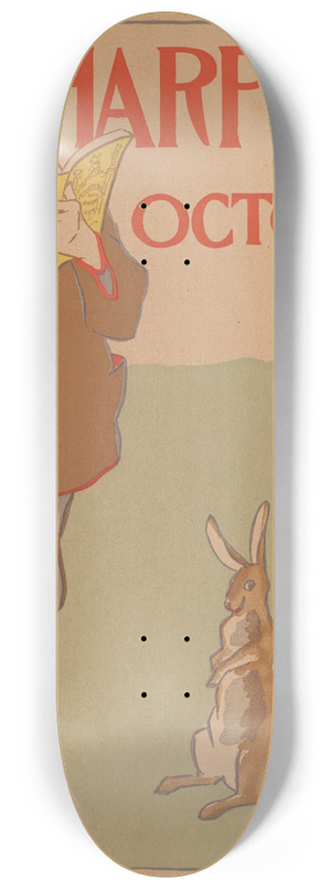 Edward Penfield - Harpers October 8.25 inch art skate deck