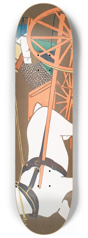 Edward Penfield - Harpers September 8.25 inch art skate deck