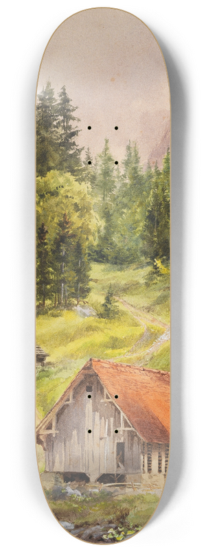 Edward Theodore Compton - Engelberg (Schweiz) 8.25 inch art skate deck