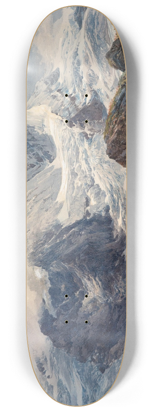 Edward Theodore Compton - The Grossglockner 8.25 inch art skate deck