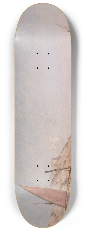 Edward William Cooke - Toulon 8.25 inch art skate deck