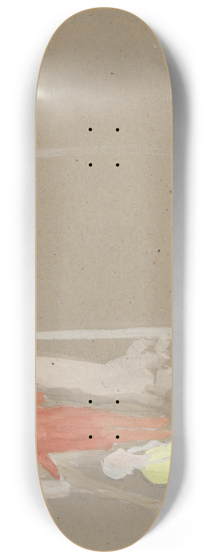 Edwin Austin Abbey - Group of figures 8.25 inch art skate deck