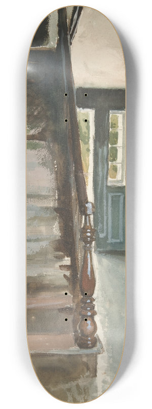 Edwin Austin Abbey - InteriorStudy 8.25 inch art skate deck