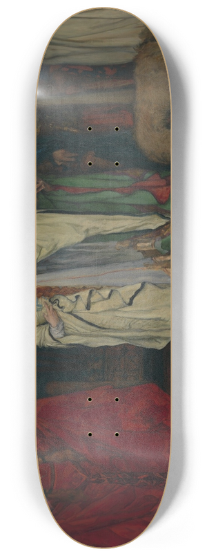 Edwin Austin Abbey - King Lear, Act I, Scene I 8.25 inch art skate deck