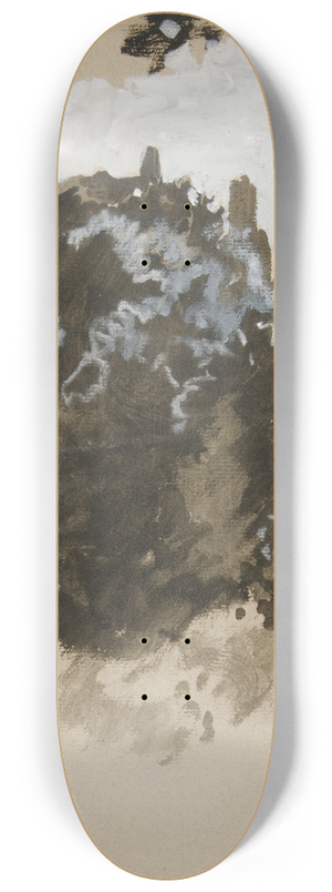 Edwin Austin Abbey - Landscape withtree 8.25 inch art skate deck