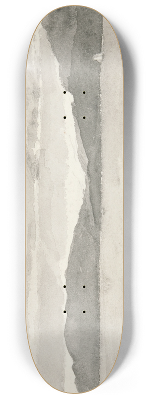 Edwin Austin Abbey - Water scene withlandscape 8.25 inch art skate deck