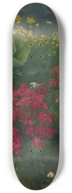 Edwin Burrage Child - Flowers 8.25 inch art skate deck