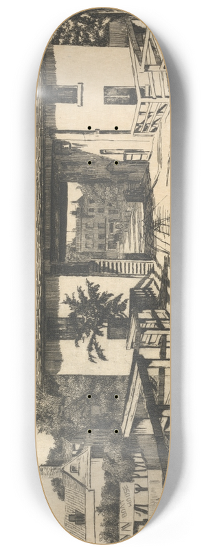 Edwin Edwards - Fulham Bridge Tavern 8.25 inch art skate deck