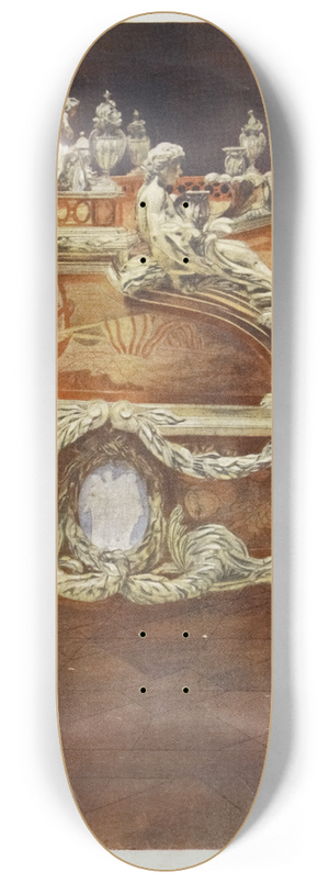 Edwin Foley - Bureau du roi Louis XV. French tansitional Louis XV-XVI style 8.25 inch art skate deck
