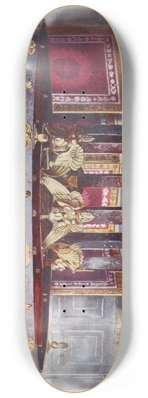 Edwin Foley - Circular table of various marbles, with chased gilt mounts 8.25 inch art skate deck