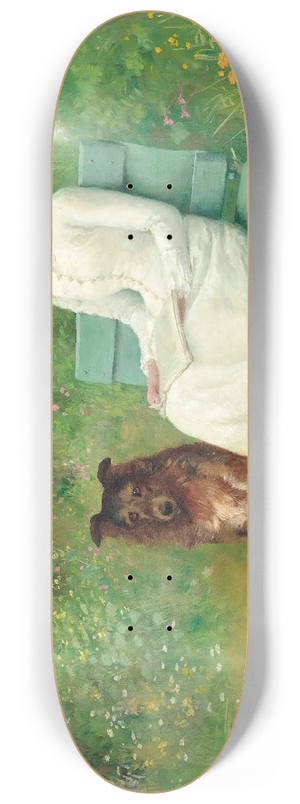 Edwin Harris - A quiet moment 8.25 inch art skate deck